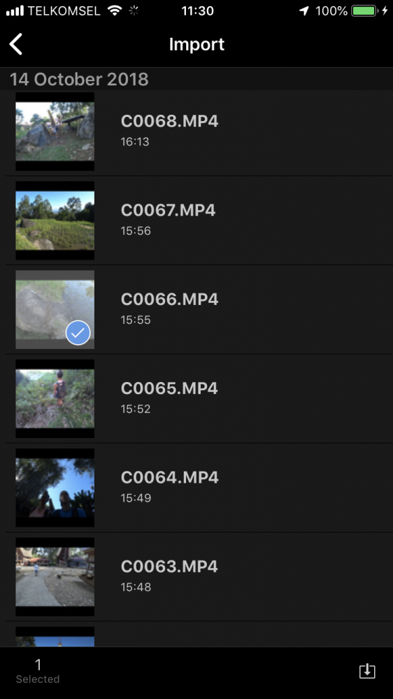 Transferring 4K video files from a Sony action cam (FDRX3000) to an